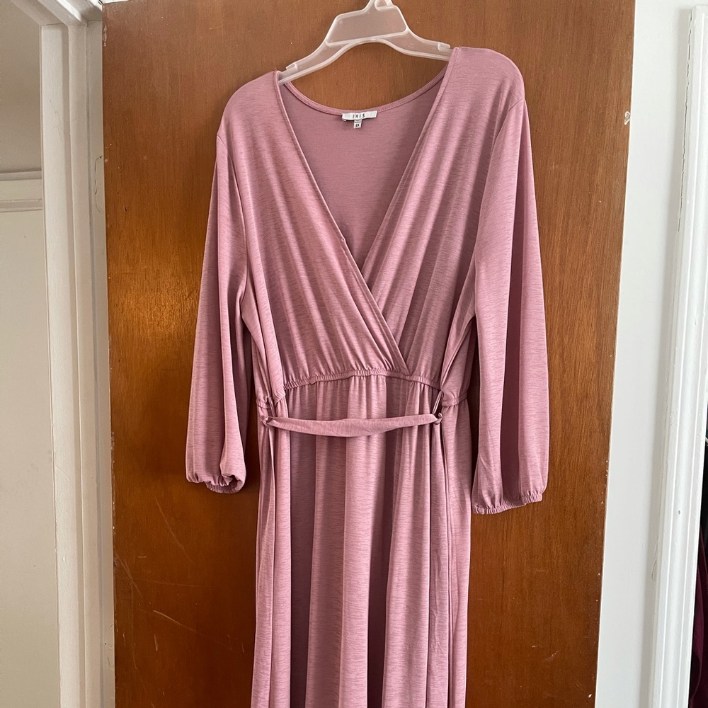 Maxi long sleeve dress